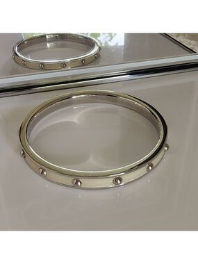 NWOT Coach Silver Bangle